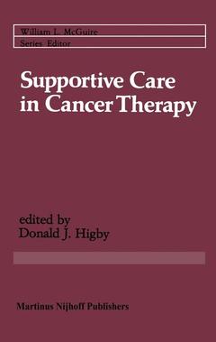 Couverture de l’ouvrage Supportive Care in Cancer Therapy