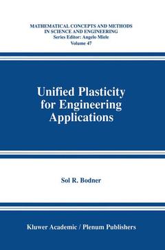 Couverture de l’ouvrage Unified Plasticity for Engineering Applications