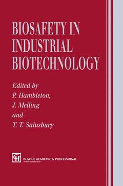 Cover of the book Biosafety in Industrial Biotechnology