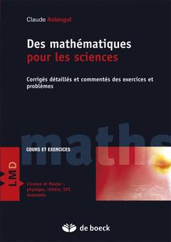 Couverture de l’ouvrage Des mathématiques pour les sciences 2