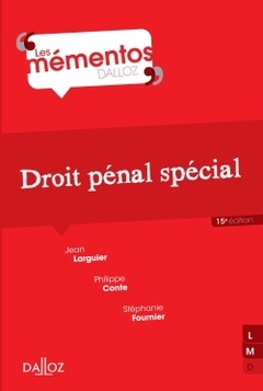 Cover of the book Droit pénal spécial. 15e éd.