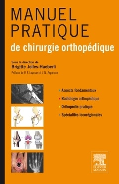 Couverture de l’ouvrage Manuel pratique de chirurgie orthopédique
