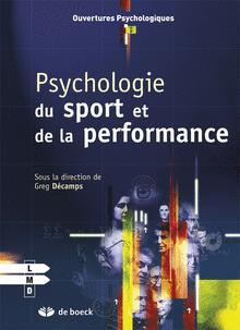 Cover of the book Psychologie du sport et de la performance