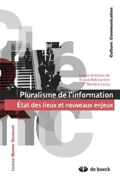 Cover of the book Pluralisme de l'information et media diversity