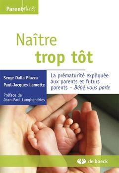 Cover of the book Naître trop tôt