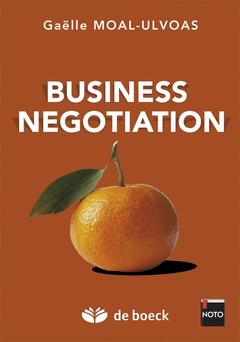 Couverture de l’ouvrage Business negotiation