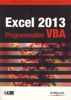 Cover of the book Excel 2013 - Programmation VBA