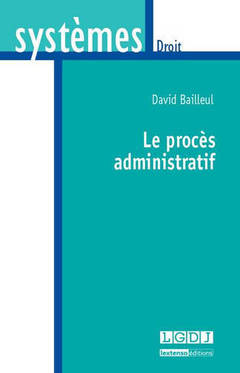 Cover of the book LE PROCÈS ADMINISTRATIF