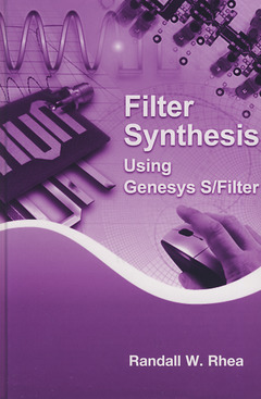 Couverture de l’ouvrage Filter Synthesis Using Genesys S/Filter