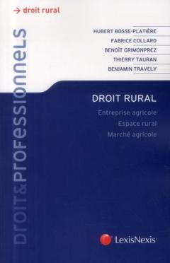 Cover of the book Droit rural