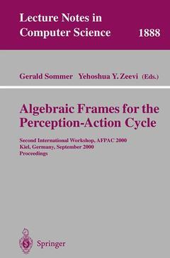 Couverture de l’ouvrage Algebraic Frames for the Perception-Action Cycle