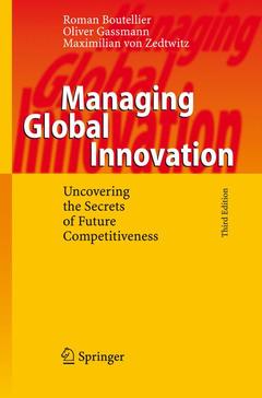 Cover of the book Managing Global Innovation