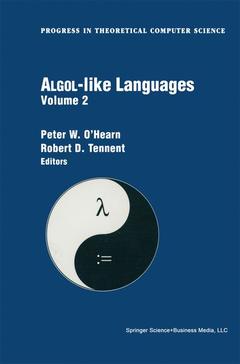 Couverture de l’ouvrage Algol-like Languages