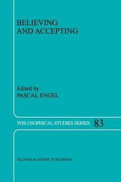 Couverture de l’ouvrage Believing and Accepting