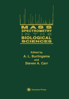 Couverture de l’ouvrage Mass Spectrometry in the Biological Sciences