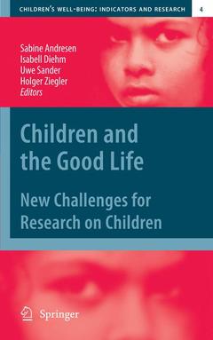 Couverture de l’ouvrage Children and the Good Life