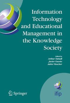 Couverture de l’ouvrage Information Technology and Educational Management in the Knowledge Society