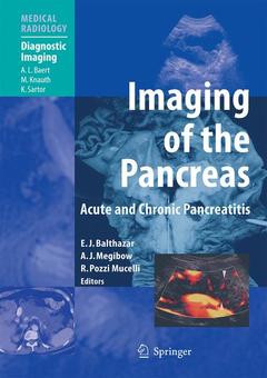 Couverture de l’ouvrage Imaging of the Pancreas