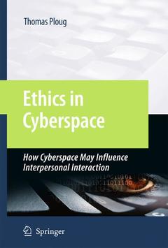 Cover of the book Ethics in Cyberspace