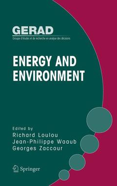Cover of the book Energy and Environment