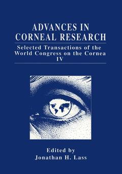 Couverture de l’ouvrage Advances in Corneal Research