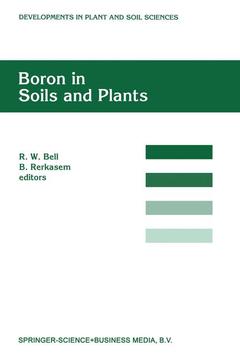 Couverture de l’ouvrage Boron in Soils and Plants