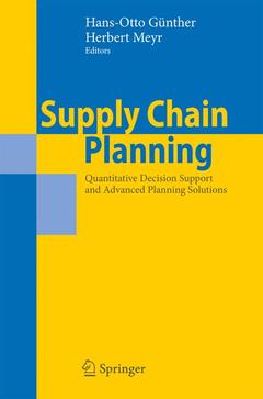 Couverture de l’ouvrage Supply Chain Planning