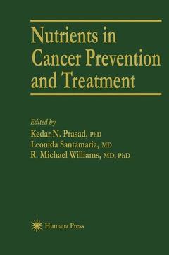 Couverture de l’ouvrage Nutrients in Cancer Prevention and Treatment