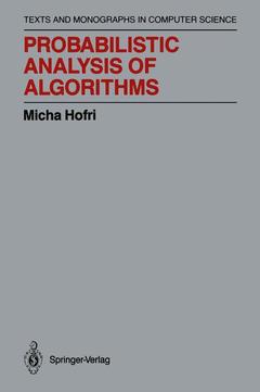 Couverture de l’ouvrage Probabilistic Analysis of Algorithms