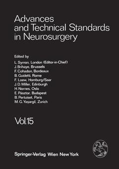 Couverture de l’ouvrage Advances and Technical Standards in Neurosurgery