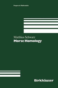 Cover of the book Morse Homology