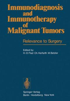 Couverture de l’ouvrage Immunodiagnosis and Immunotherapy of Malignant Tumors