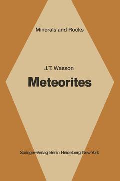 Couverture de l’ouvrage Meteorites