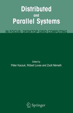 Cover of the book Distributed and Parallel Systems