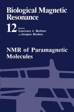 Couverture de l’ouvrage NMR of Paramagnetic Molecules