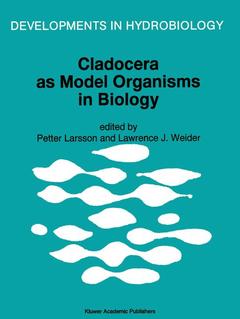 Couverture de l’ouvrage Cladocera as Model Organisms in Biology