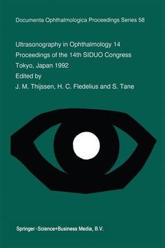 Couverture de l’ouvrage Ultrasonography in Ophthalmology 14