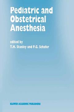 Couverture de l’ouvrage Pediatric and Obstetrical Anesthesia