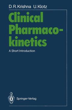 Couverture de l’ouvrage Clinical Pharmacokinetics