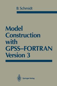 Couverture de l’ouvrage Model Construction with GPSS-FORTRAN Version 3