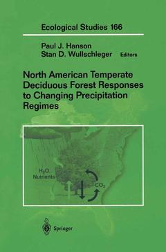 Couverture de l’ouvrage North American Temperate Deciduous Forest Responses to Changing Precipitation Regimes