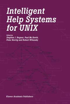 Couverture de l’ouvrage Intelligent Help Systems for UNIX