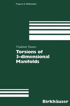 Couverture de l’ouvrage Torsions of 3-dimensional Manifolds