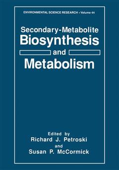 Couverture de l’ouvrage Secondary-Metabolite Biosynthesis and Metabolism