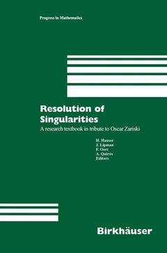 Couverture de l’ouvrage Resolution of Singularities