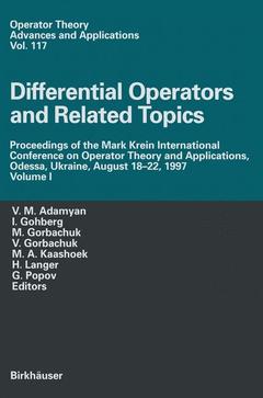 Couverture de l’ouvrage Differential Operators and Related Topics