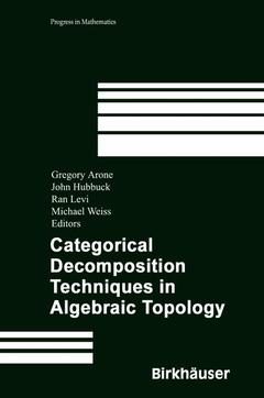 Couverture de l’ouvrage Categorical Decomposition Techniques in Algebraic Topology