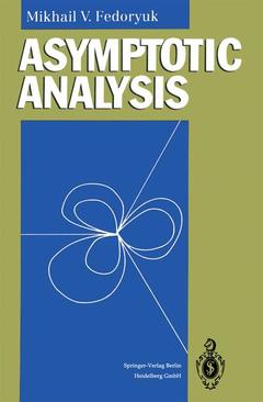 Couverture de l’ouvrage Asymptotic Analysis