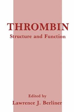 Couverture de l’ouvrage Thrombin