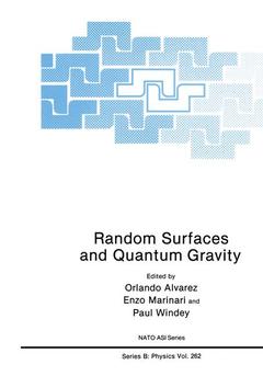 Couverture de l’ouvrage Random Surfaces and Quantum Gravity